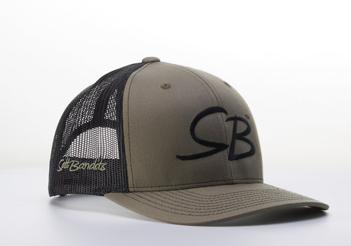 SaltBandits™  Trucker Hat Loden Black