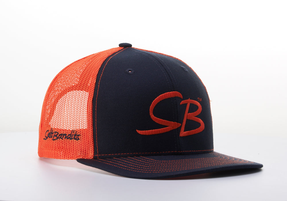 SaltBandits™ Trucker Hat Charcoal/Orange