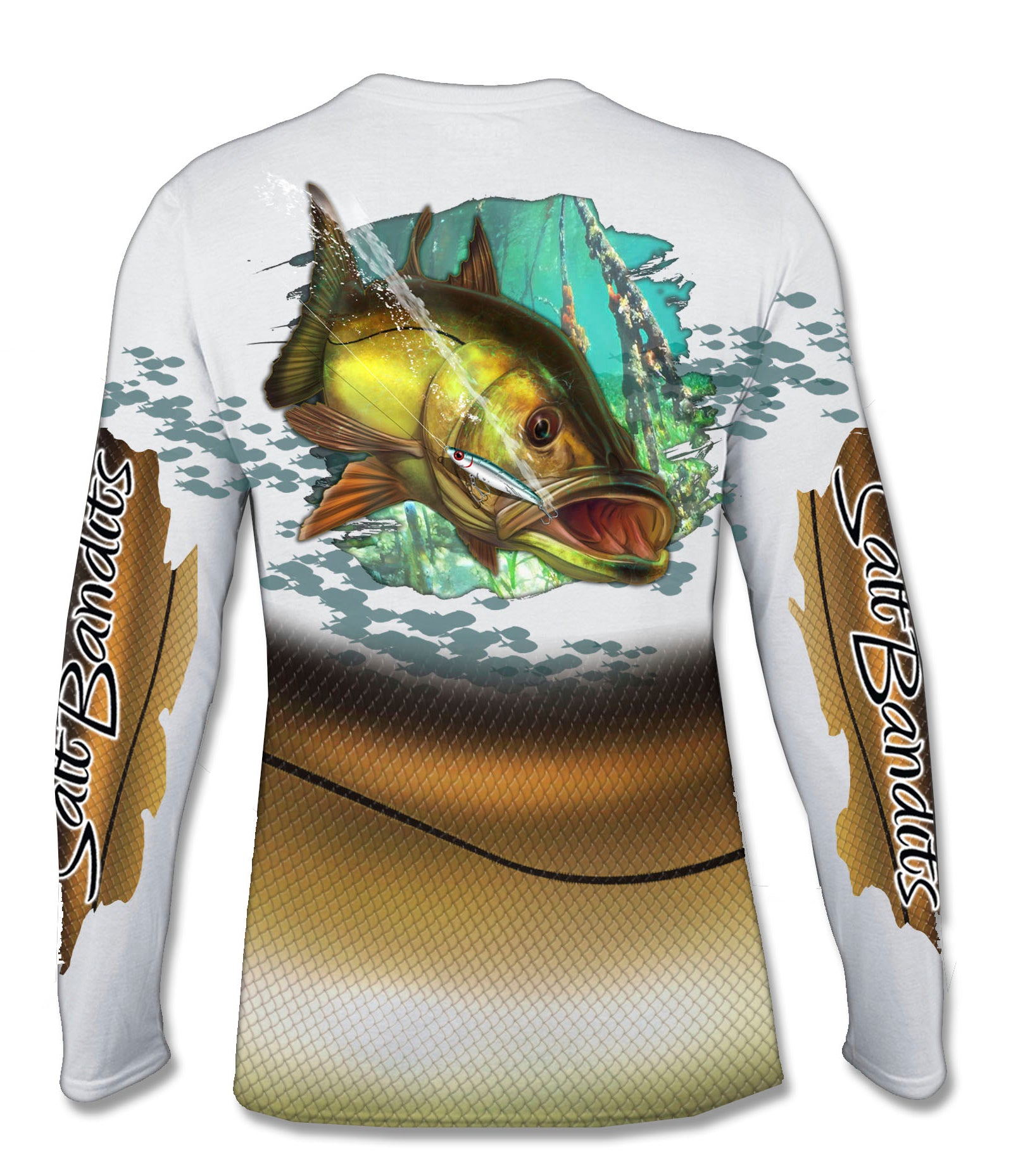 SaltBandits™ Snook Performance Long Sleeve T-shirt