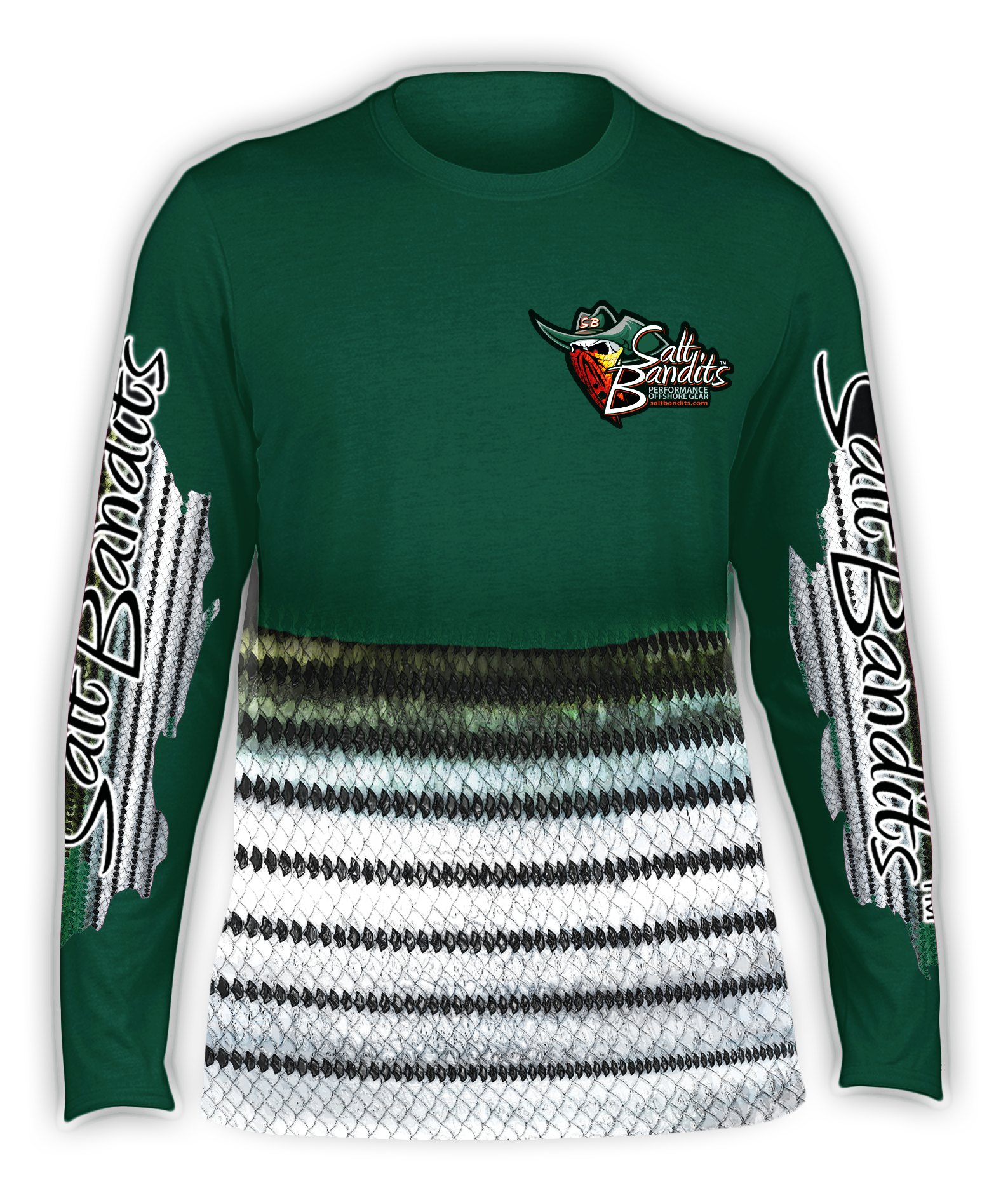 SaltBandits Striper Performance Long Sleeve T-shirt