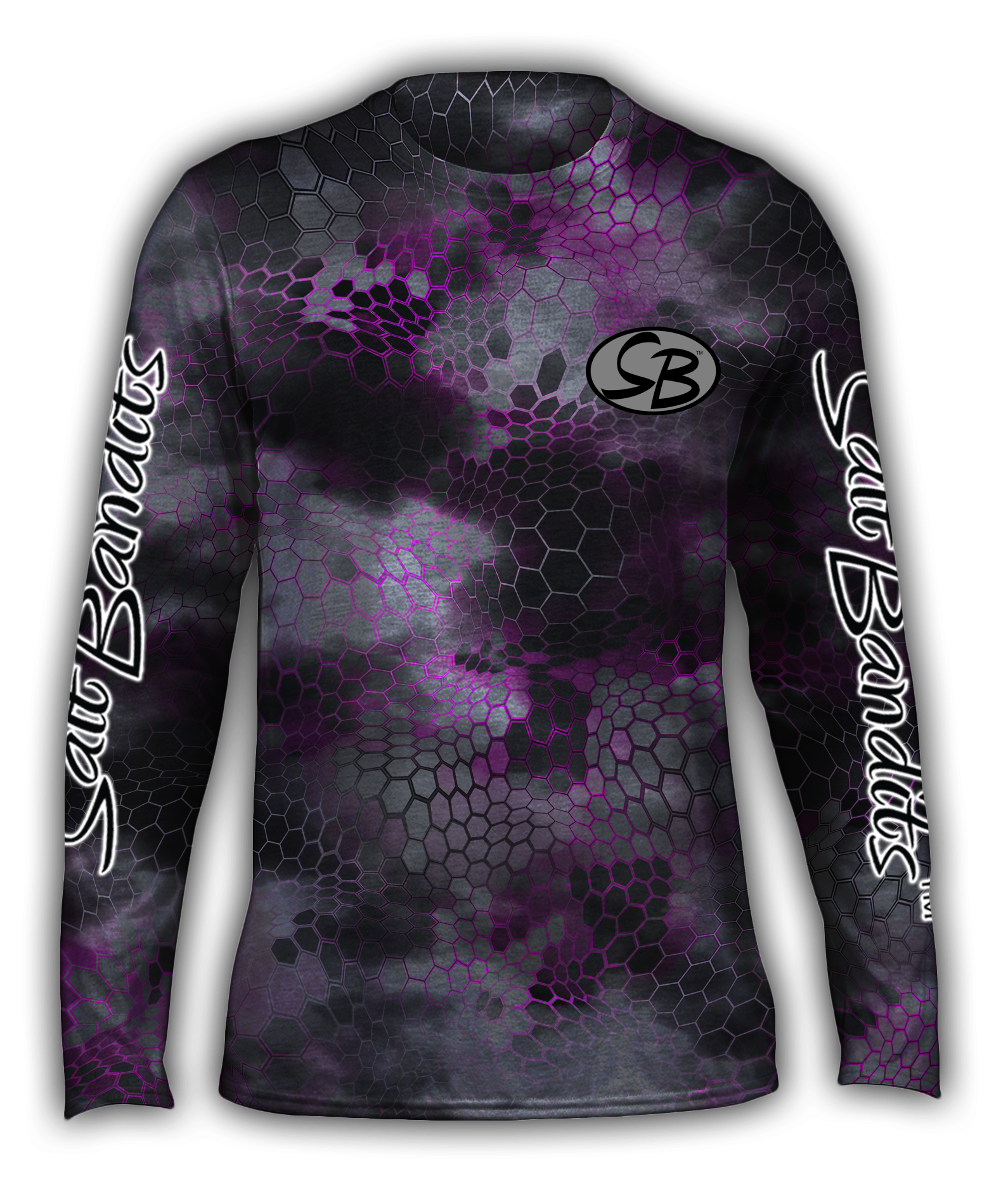 SaltBandits™ Chameleon Camo Pink Performance Long Sleeve T-shirt