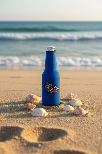 Salt Bandits™ Bottle Koozies with Pink Bandit Logo