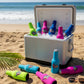 Salt Bandits™ Bottle Koozies with Pink Bandit Logo