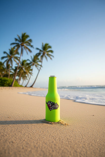 Salt Bandits™ Bottle Koozies with Pink Bandit Logo