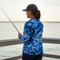 Salt Bandits™ Blue Camouflage Performance Long Sleeve T-Shirt