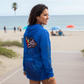 Salt Bandits™ Blue Ghosted Logo Performance Long Sleeve Hoodie