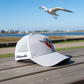 Salt Bandits™  Trucker Hat Gray/White with Bandit/Skull Logo