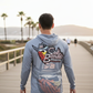 Salt Bandits™ Gray Ghosted Logo Performance Long Sleeve Hoodie