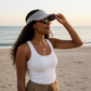 Salt Bandits™  Visor - Light Gray/White