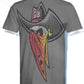 Salt Bandits™ Gray Ghosted Logo Performance Short Sleeve Shirt