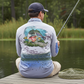 Salt Bandits™ Spotted Sea Trout - LIGHT GRAY Performance Long Sleeve Shirt