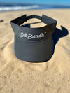 Salt Bandits™  Visor - Dark Gray/White