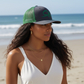 Salt Bandits™  Trucker Hat Charcoal/Kelly Green