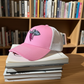Salt Bandits™  Trucker Hat Pink/White with Bandit/Skull Logo