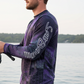 Salt Bandits™ Chameleon Camo Purple Performance Long Sleeve Shirt
