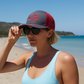 Salt Bandits™  Trucker Hat  Charcoal/Red