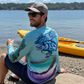 Salt Bandits™ SKY BLUE Roosterfish Performance Long Sleeve T-shirt