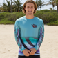 Salt Bandits™ SKY BLUE Roosterfish Performance Long Sleeve T-shirt