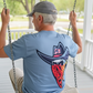 Salt Bandits™ Gray Ghosted Logo Performance Short Sleeve Shirt