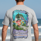 Salt Bandits™ Spotted Sea Trout - Light Gray Performance Short Sleeve Shirt