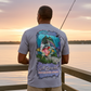 Salt Bandits™ Spotted Sea Trout - Light Gray Performance Short Sleeve Shirt