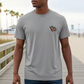Salt Bandits™ Spotted Sea Trout - Light Gray Performance Short Sleeve Shirt