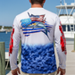 Salt Bandits™ Sailfish Flag Performance Long Sleeve Shirt