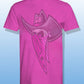 Salt Bandits™ Pink Ghosted Logo Performance Short Sleeve T-shirt