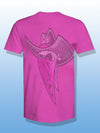 Salt Bandits™ Pink Ghosted Logo Performance Short Sleeve Shirt