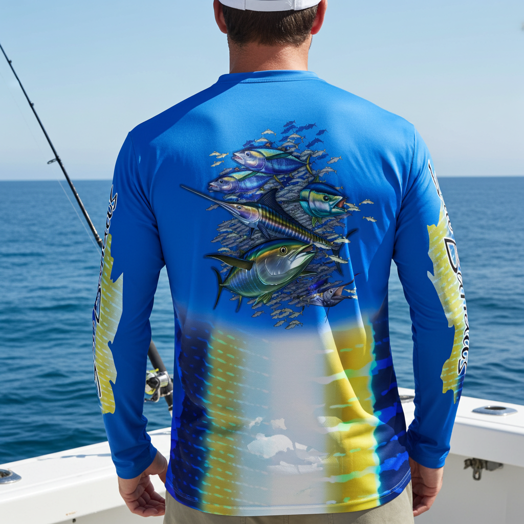 T-shirt Homme Manches Longues Salt Addiction - Thème Pêche En Mer, Neuf Avec étiquettes