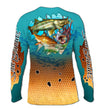 Salt Bandits™ Aqua / Turquoise Slam Performance Long Sleeve Shirt