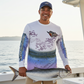 Salt Bandits™ Spotted Sea Trout - WHITE Performance Long Sleeve T-shirt