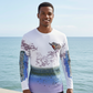 Salt Bandits™ Spotted Sea Trout - WHITE Performance Long Sleeve T-shirt