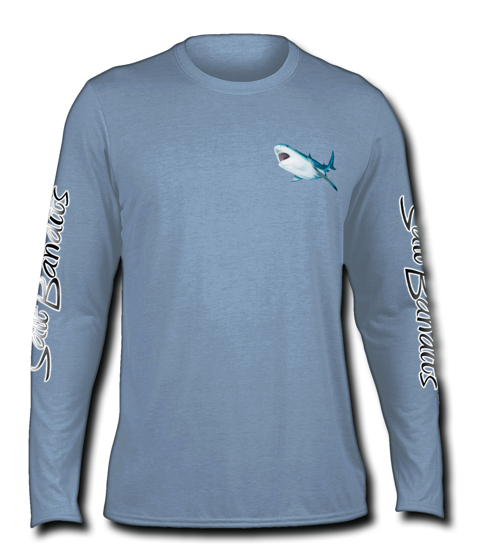 SaltBandits Bull Shark Performance Long Sleeve T-shirt