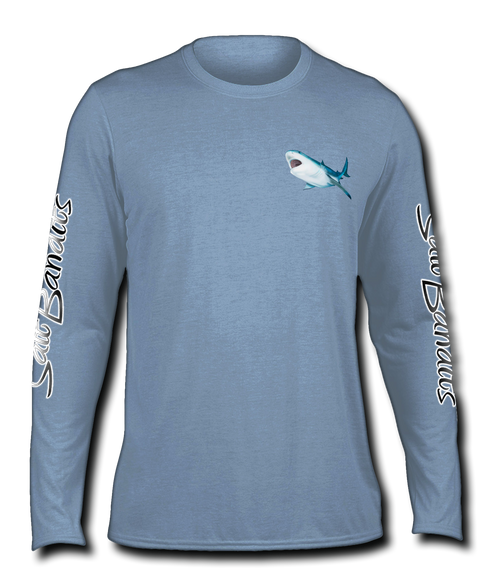 SaltBandits Bull Shark Performance Long Sleeve T-shirt