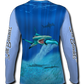 Salt Bandits™ Hammerhead Shark Performance Long Sleeve T-shirt-Salt Bandits™