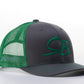 Salt Bandits™ Trucker Hat Charcoal/Kelly Green-Salt Bandits™