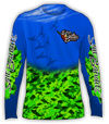 Salt Bandits™ Mahi Green Camouflage Performance Long Sleeve T-Shirt-Salt Bandits™