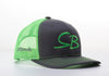 Salt Bandits™ Trucker Hat Charcoal/Neon Green-Salt Bandits™