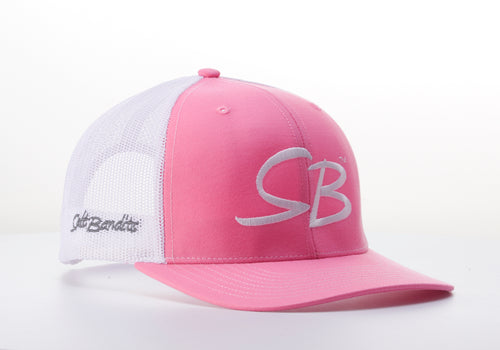 SaltBandits™  Trucker Hat Hot Pink/White