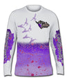 Salt Bandits™ Purple Mahi Performance Long Sleeve T-shirt-Salt Bandits™