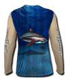 Salt Bandits™ Tiger Shark Performance Long Sleeve T-shirt-Salt Bandits™