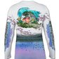 Salt Bandits™ Spotted Sea Trout - Light Gray Performance Long Sleeve T-shirt-Salt Bandits™