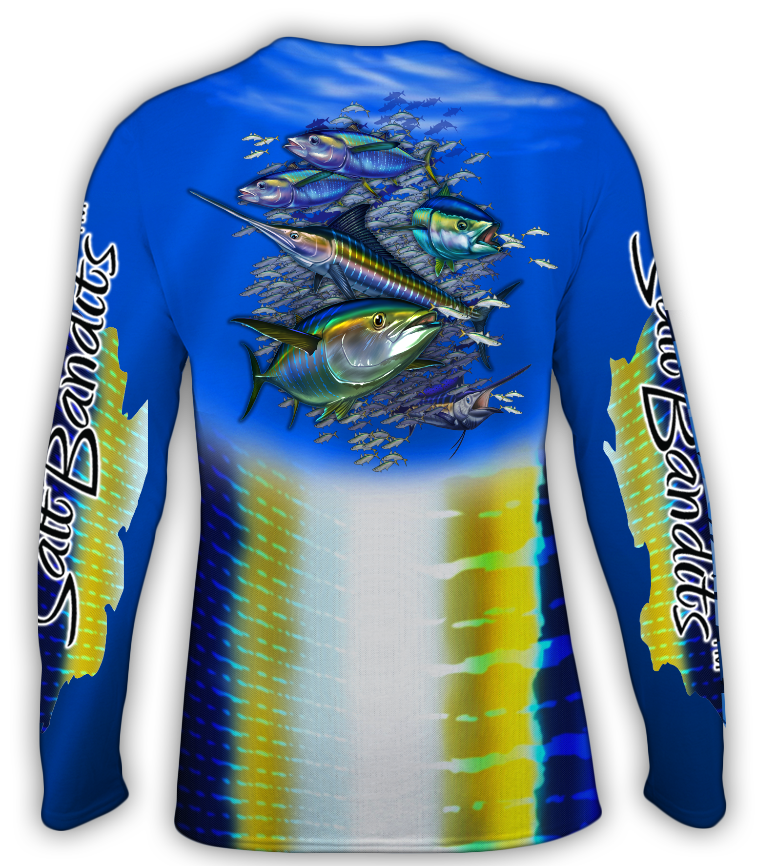 SaltBandits™ Tuna-Marlin Performance Long Sleeve T-Shirt