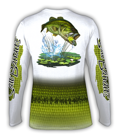 Salt Bandits™ Bass Performance Long Sleeve T-shirt-Salt Bandits™