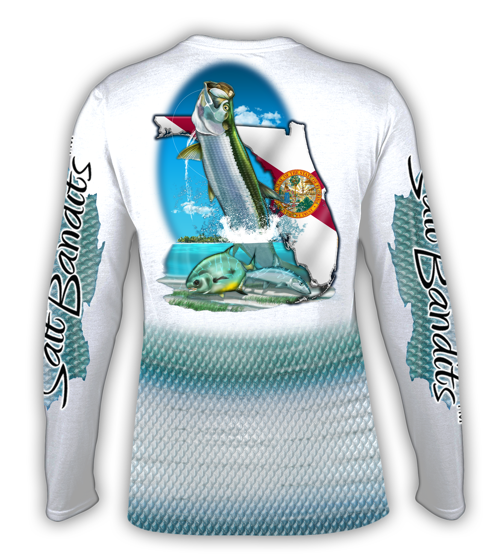 SaltBandits™ Florida Slam Performance Long Sleeve T-shirt