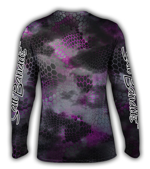 SaltBandits™ Chameleon Camo Pink Performance Long Sleeve T-shirt